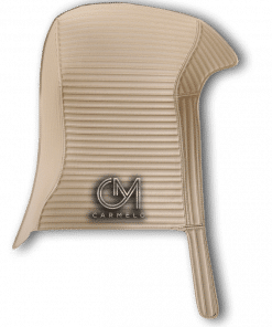 Beige Striped Carmelo Personalised Passenger Car Mat