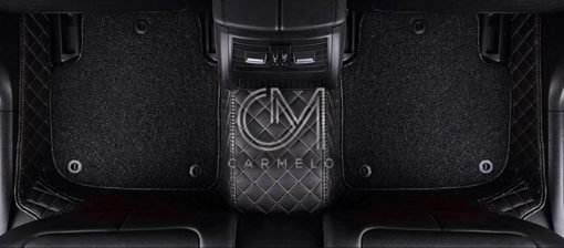 Black Carmelo Rear Carpet Car Mat