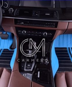 Black and Blue Carmelo Driver & Passenger Tailored Car Mats