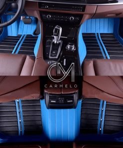 Black and Blue Carmelo Tailored Car Mats
