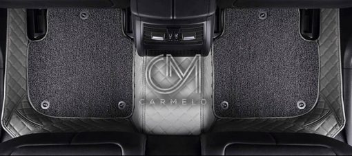 Grey Carmelo Rear Carpet Car Mat