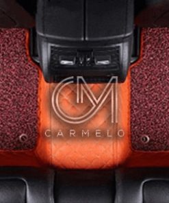 Orange Carmelo Rear Carpet Car Mat