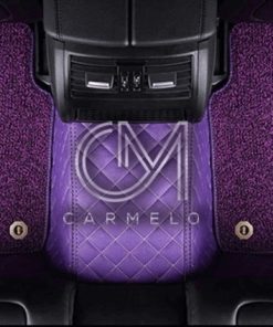 Purple Carmelo Rear Carpet Car Mat