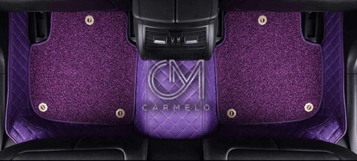 Purple Carmelo Rear Carpet Car Mat
