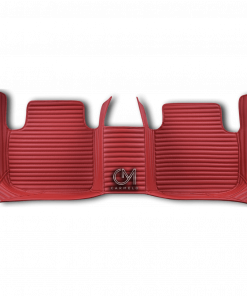 Red Striped Carmelo Personalised Rear Car Mat