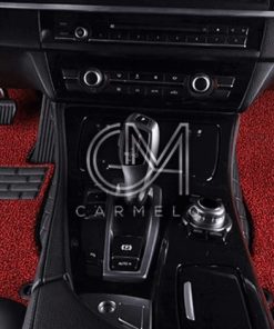 Red and Black Carmelo Driver & Passenger Carpet Car Mats