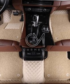 Beige Carmelo Carpet Car Mats