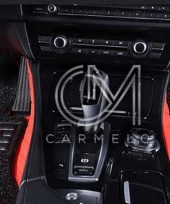Black and Red Carmelo Driver & Passenger Carpet Car Mats