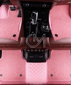 Pink Carmelo Carpet Car Mats