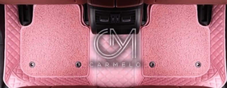 Pink Carmelo Rear Carpet Car Mat