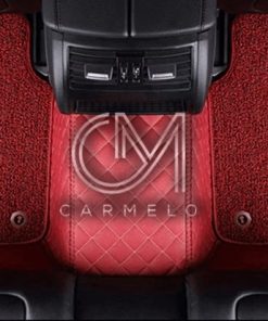 Red Carmelo Rear Carpet Car Mat