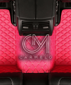 Rose Pink Carmelo Rear Car Mat