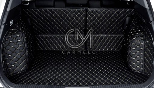 Black and Beige Carmelo Car Boot Liner