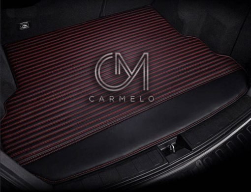 Black and Red Striped Carmelo Boot mat