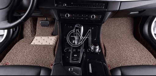 Coffee Brown Carmelo Driver & Passenger Carpet Car Mats