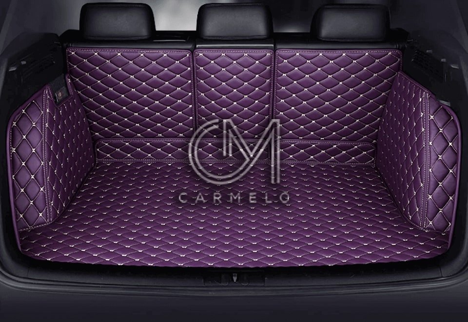 Purple and White Boot Liner  30+ Designs & Colours - Carmelo Car Mats