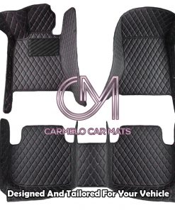 Black and Pink Carmelo Custom Car Mat