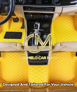 Yellow Carmelo Custom Car Mat