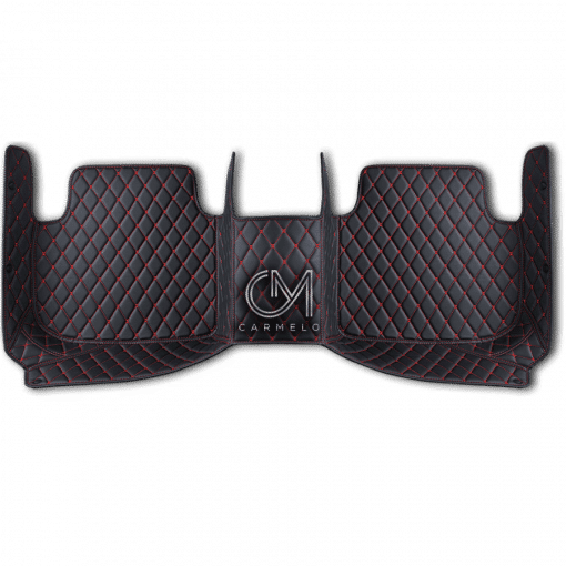 Black and Red Carmelo Rear Car Mat