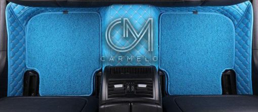 Light Blue Carmelo Rear Carpet Car Mat