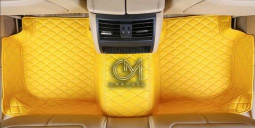 Yellow Carmelo Rear Car Mat