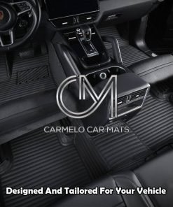 Black Personalised Carmelo Car Mats