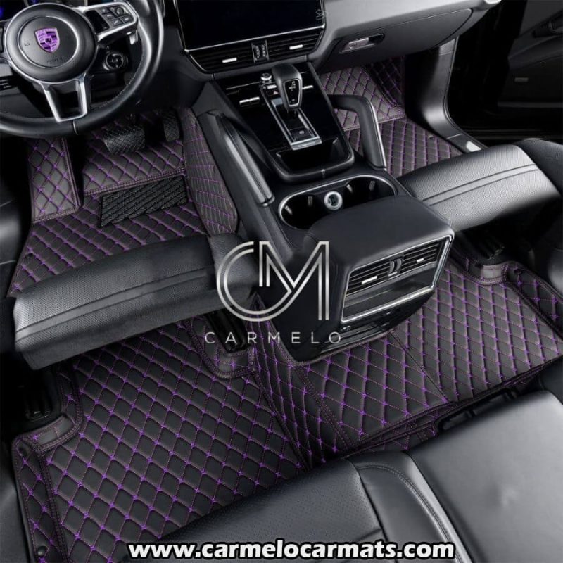 Black and Purple Carmelo Car Mats