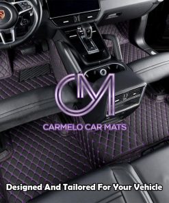 Black and Purple Carmelo Custom Car Mat