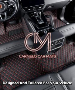 Black and Red Carmelo Custom Car Mat