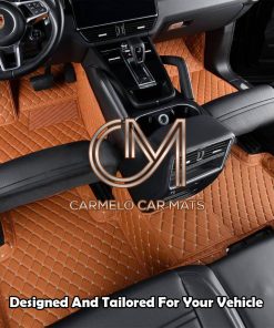 Light Brown Carmelo Custom Car Mat