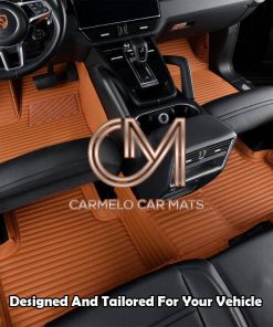Light Brown Personalised Carmelo Car Mats