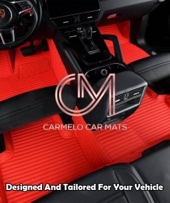 Racing Red Personalised Carmelo Car Mats